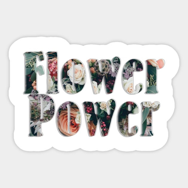 Flower Power Sticker by afternoontees